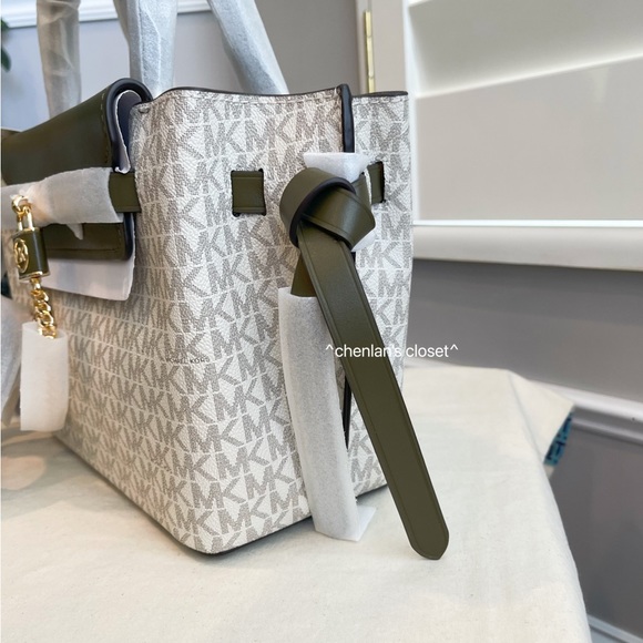 🔥Stunning! Michael Kors Hamilton Belt Small Logo Set - Picture 9 of 14